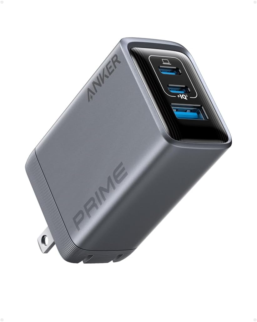 Anker Prime Charger (100W, 3 Ports, GaN)|MacBook Proも本気で