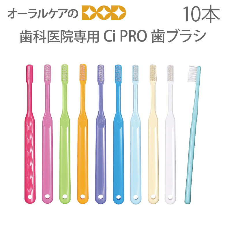 Ci PRO 大人用 一般 歯ブラシ 10本セット 歯科専売品